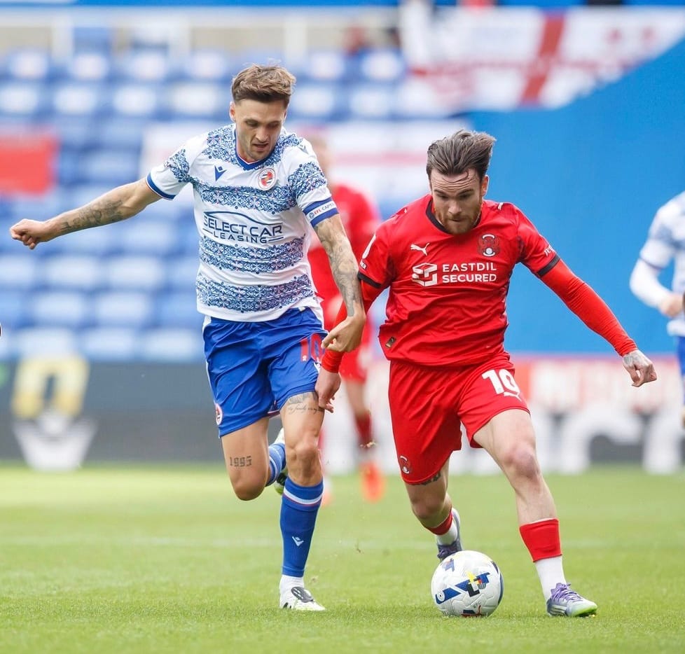 Aaron Connolly in action away at Reading last season