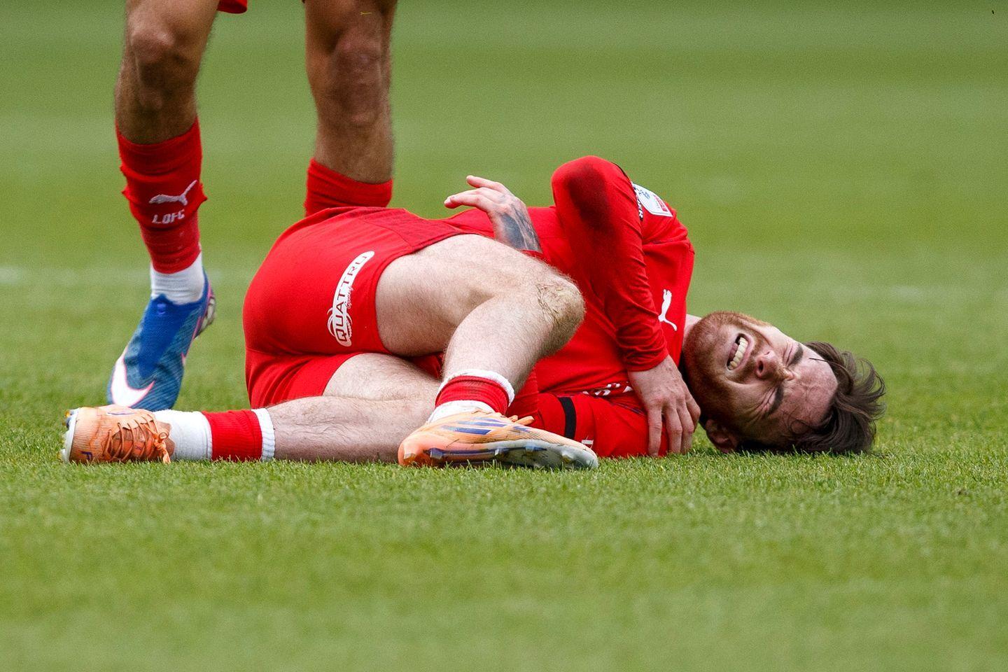 Connolly lying injured
