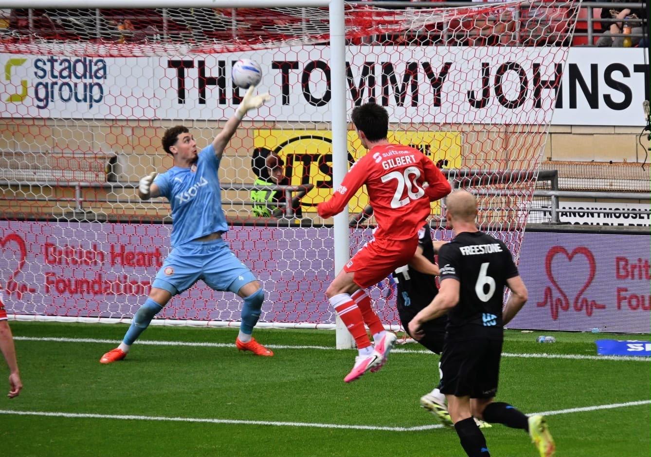 Alex Gilbert's winning goal